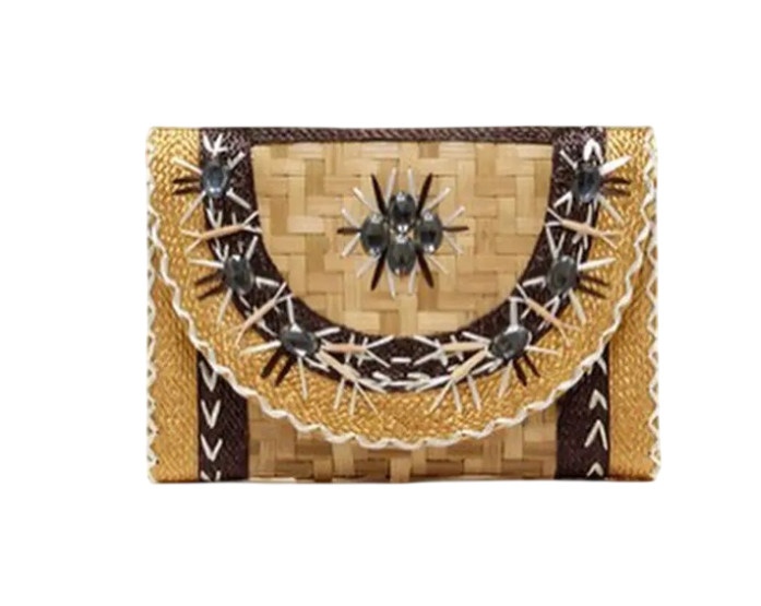 Maison Calix Sunburst Clutch