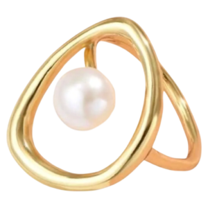 Geo Pearl Ring