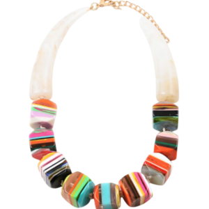 Maison Calix Janiero Resin Necklace
