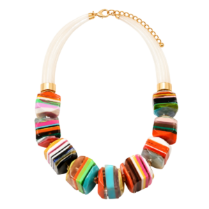 Maison Calix Janiero Resin Necklace