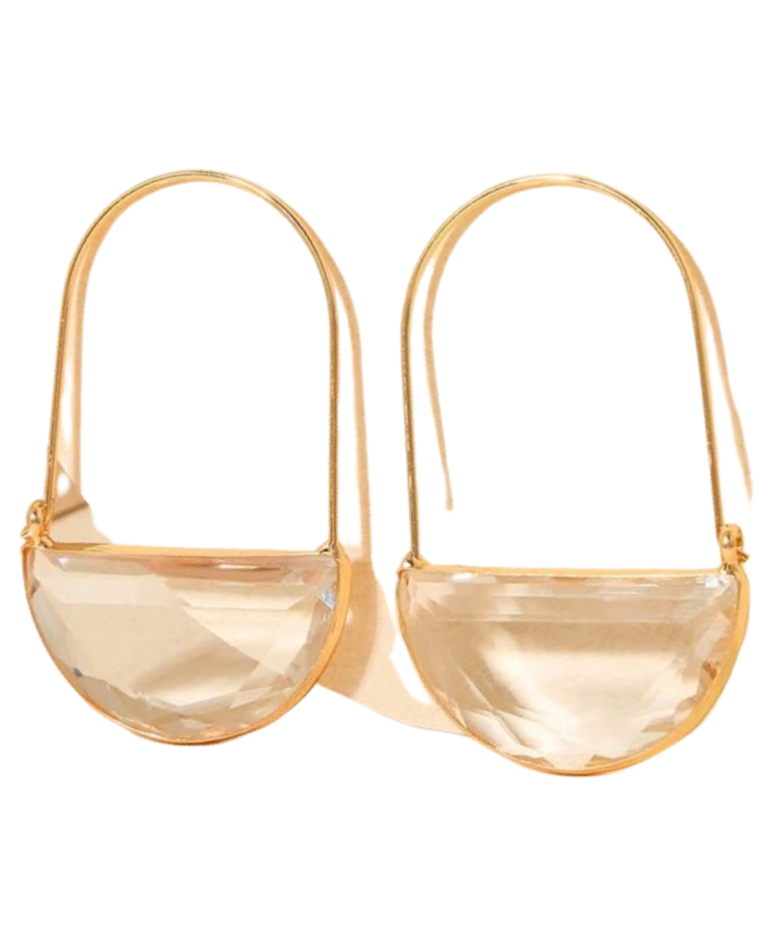 Geo Crystal Hoop