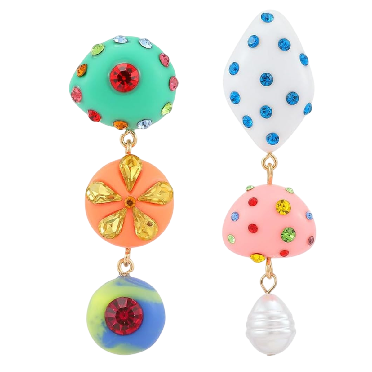 SEA~Chelle Daisy Mae Mix and Match Earrings