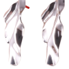 Textured Oval Studs - Image 2