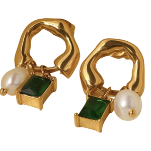 Emerson Pearl Geo Stud Drop