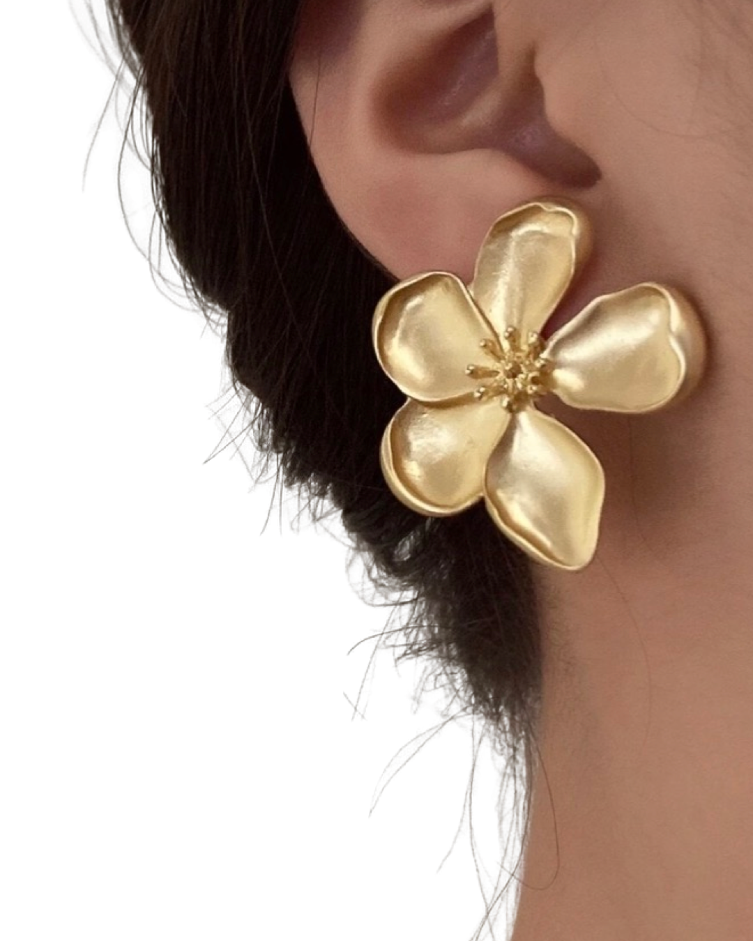 Golden Flower Stud - Image 4
