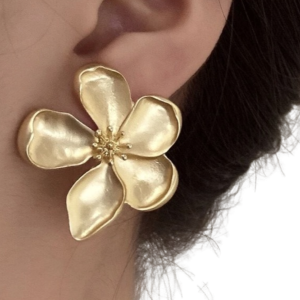 Golden Flower Stud