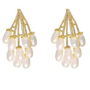 Pearl Cluster stud