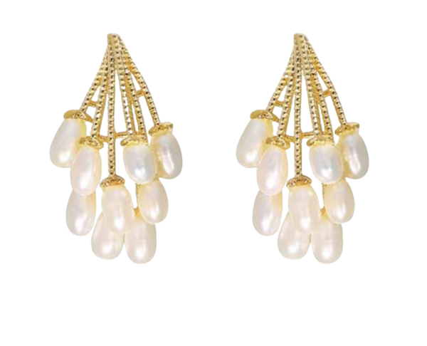 Pearl Cluster stud