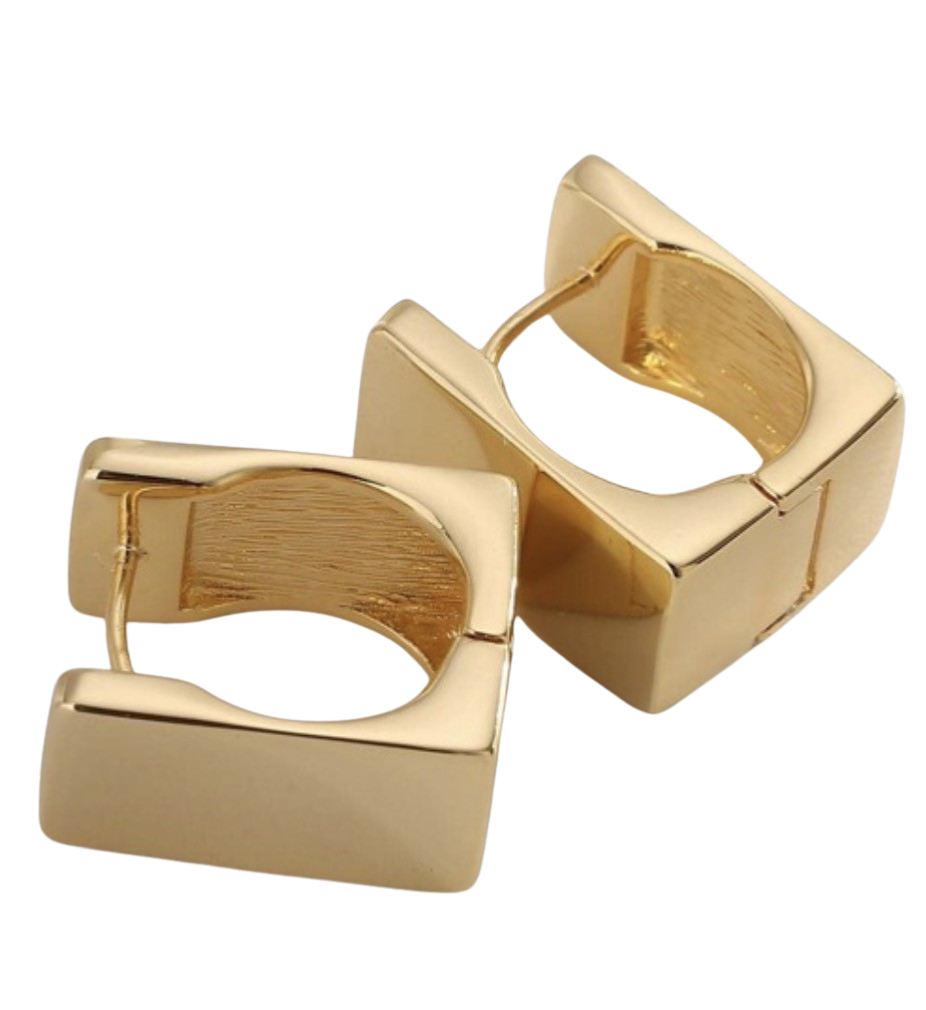 Cube Stud Earring