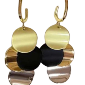 Four Disc Drop Earring