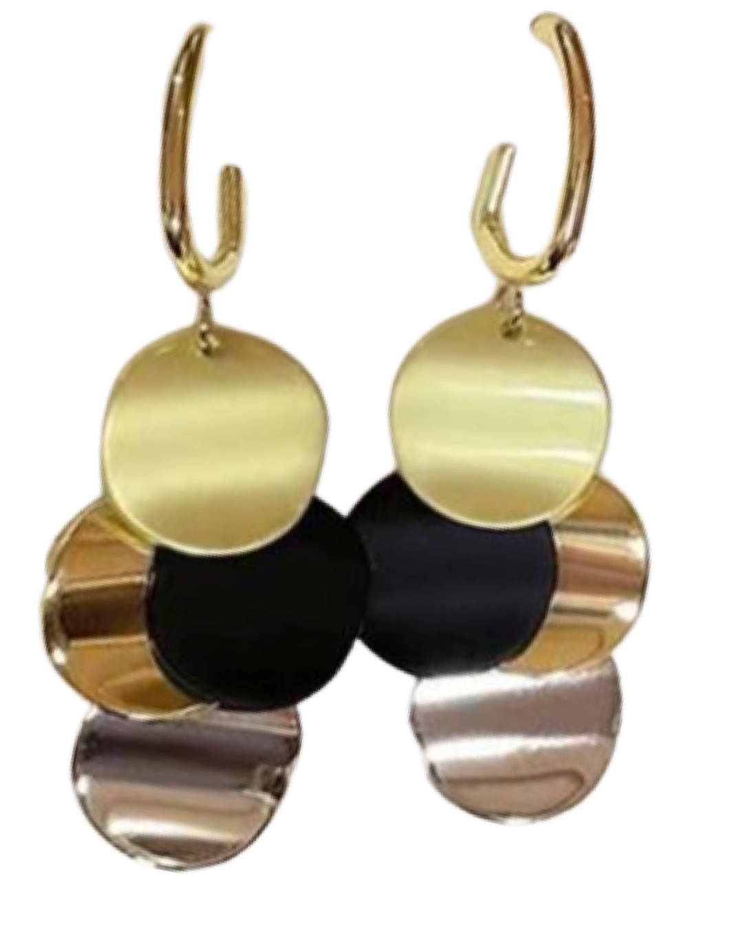 Four Disc Drop Earring