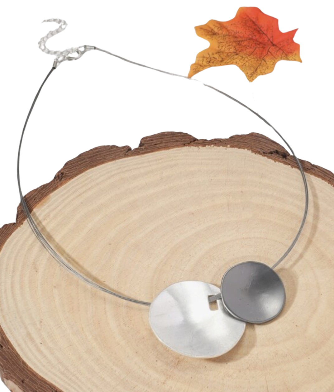 Geo Round Wire Necklace Monique Leshman