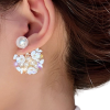 Double Flower pearl Stud - Image 2