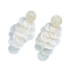 Layered DiSc Pearl Earrings - Image 2