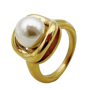 Knot Pearl Ring