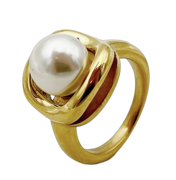 Knot Pearl Ring