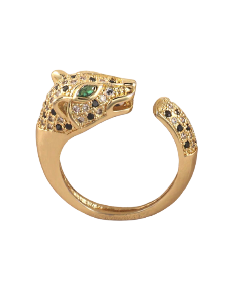 Leopard Wrap Ring