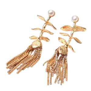 Baroque Pearl Petal Earring