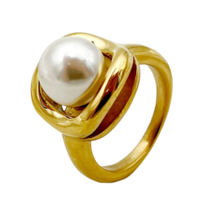Pearl Cluster Ring