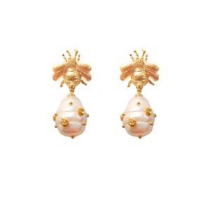 Honey Bee Drop Earrings
