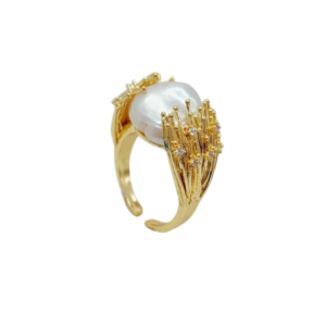 Maison Calix Cultured Pearl Ring