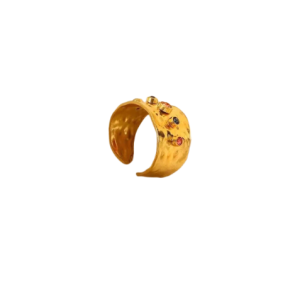 Hammered Rainbow Ring