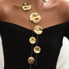 Leyla Disc Geo Necklace - Image 4