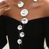 Leyla Disc Geo Necklace - Image 3
