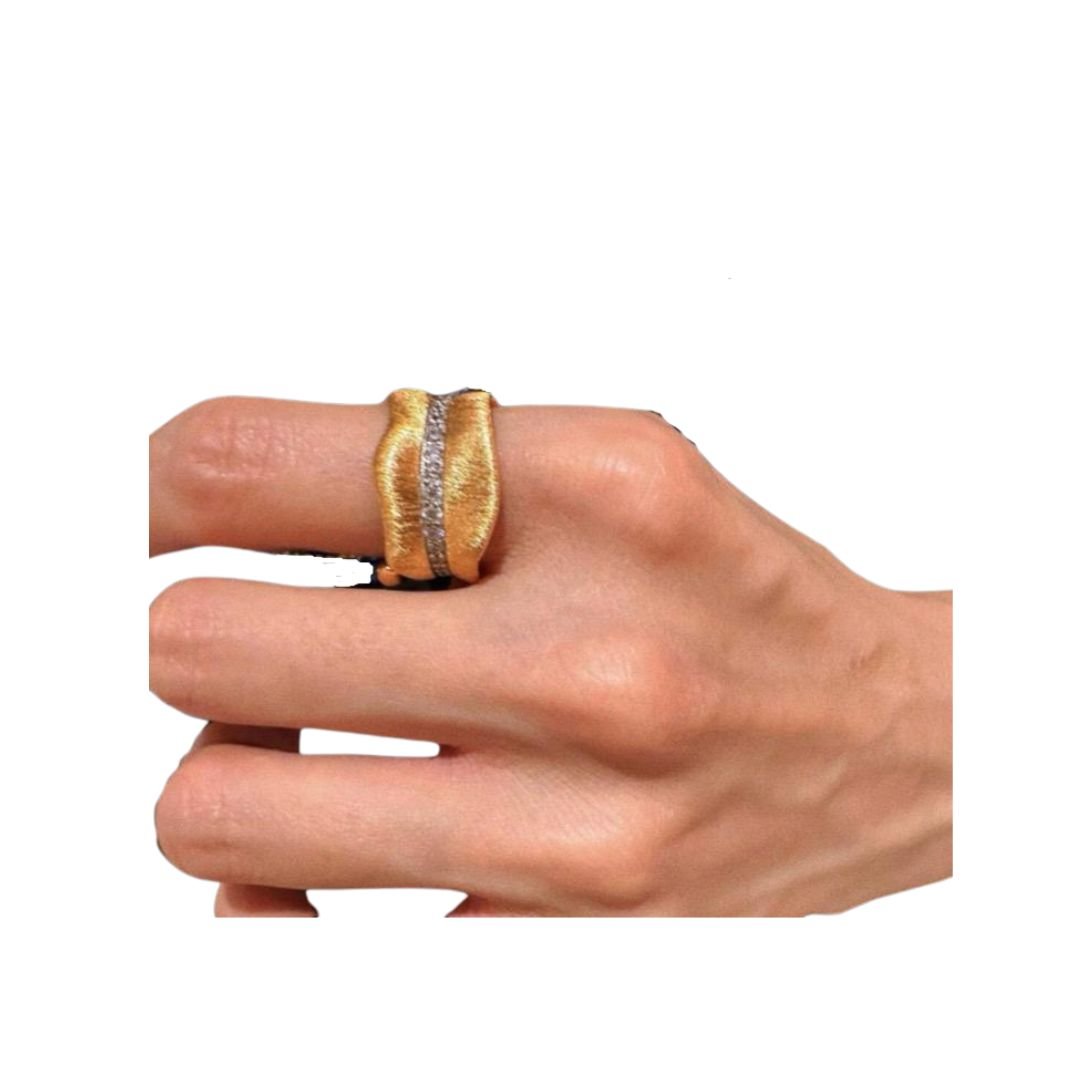 Vintage Leaf Ring