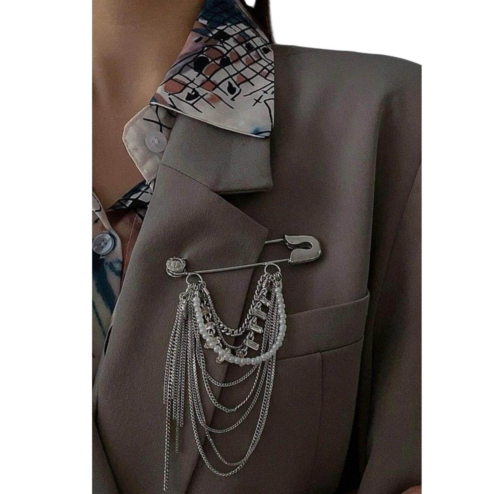 Safety Pin Brooch - Image 4