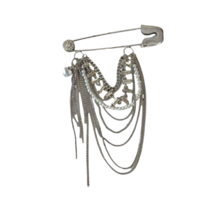 Emberr West Safety Pin Brooch