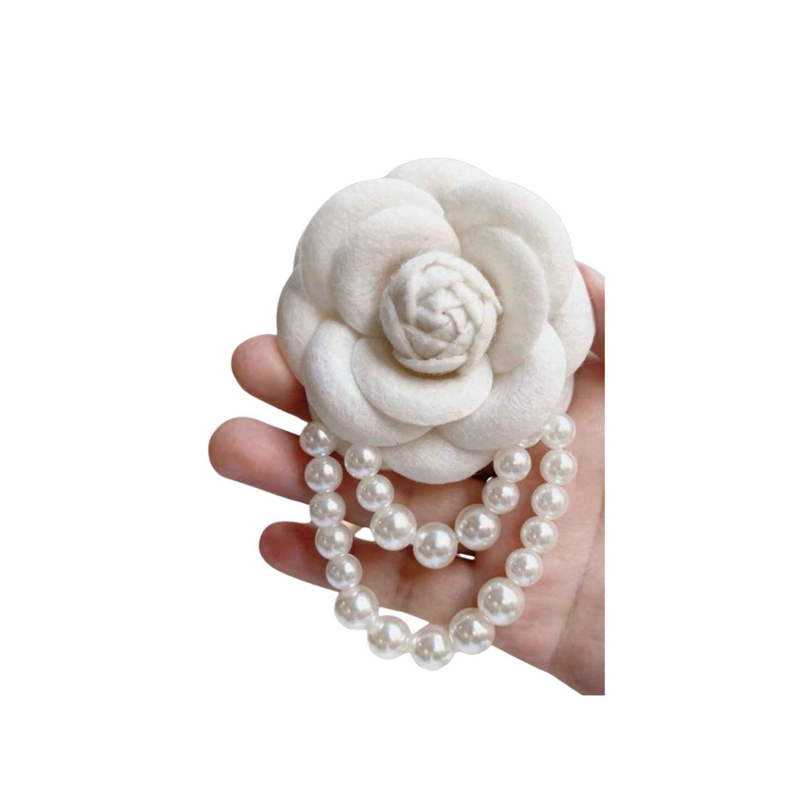 Flower Pearl Brooch