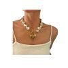 Tezza Pearl Heart Necklace - Image 4