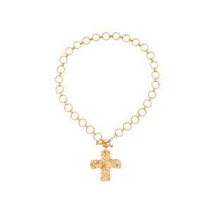 Emberr West Hammered Cross