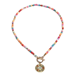 FLEUR de Fleur Toggle Eye Necklace