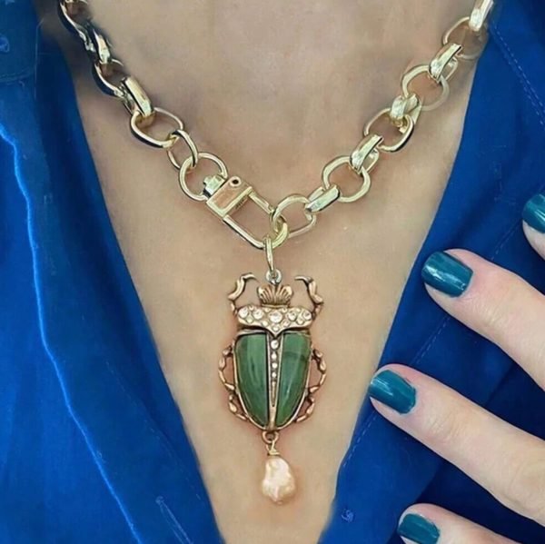 Beetle Necklace