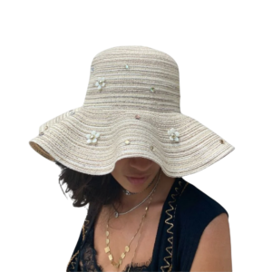 SEA~Chelle Floppy Pearl Hat