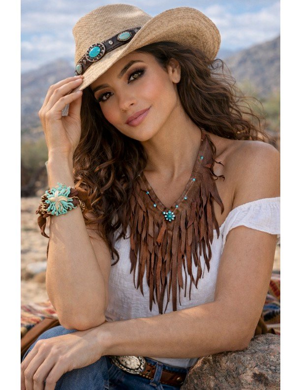 Sienna Fringe Necklace-Sienna Cuff