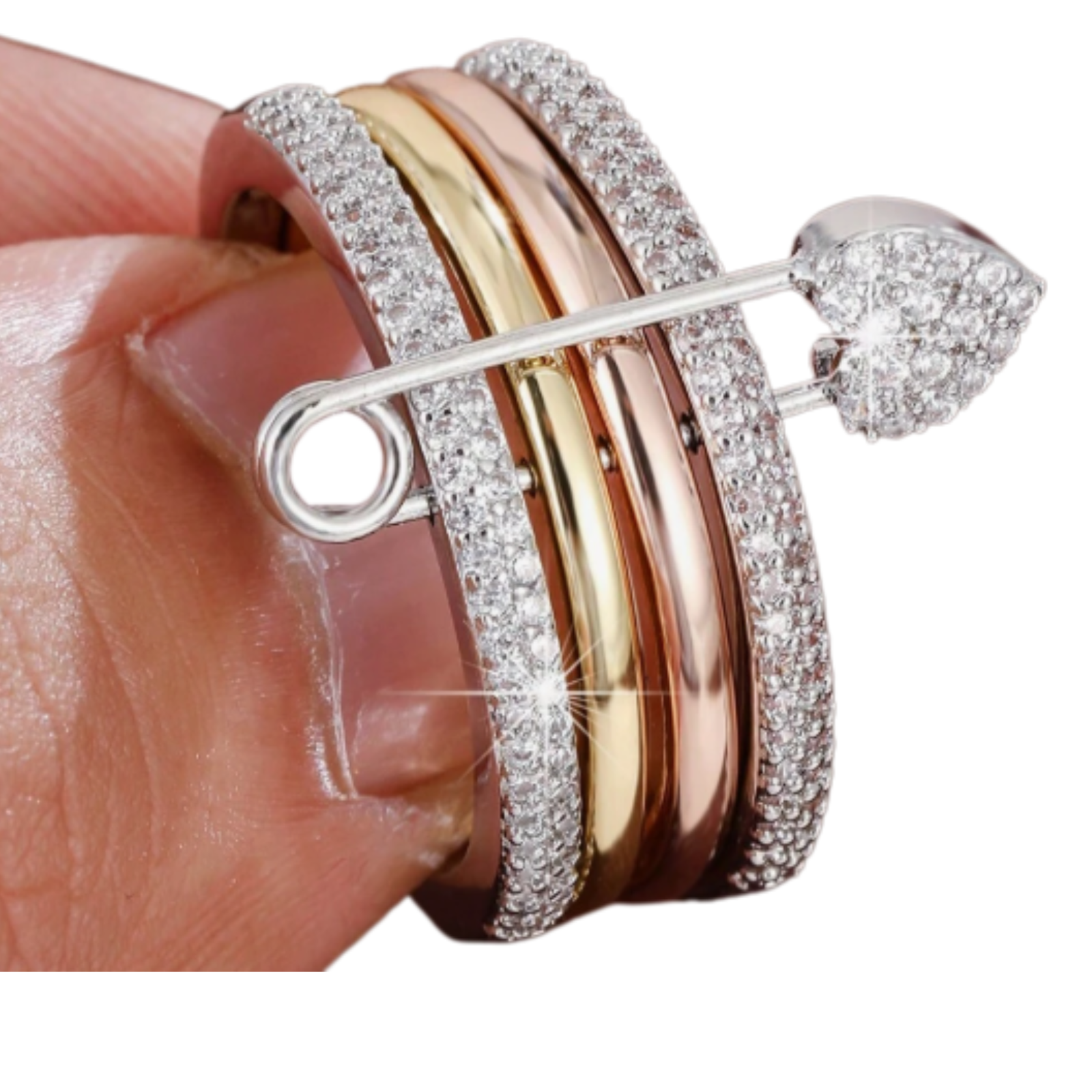 Safety Pin Ring - Image 2