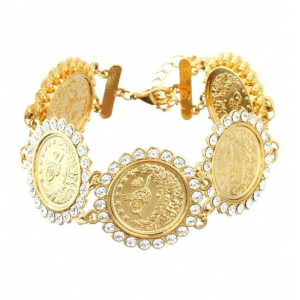 Crystal Coin Bracelet