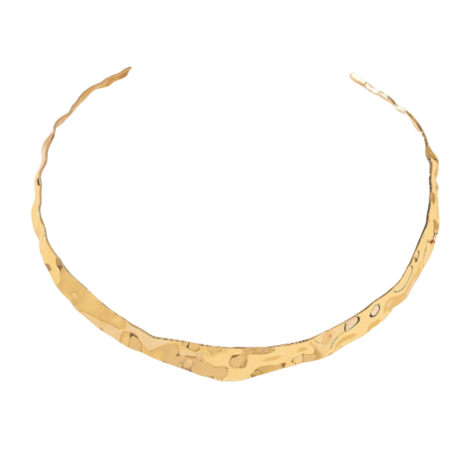 Textured Gold Choker