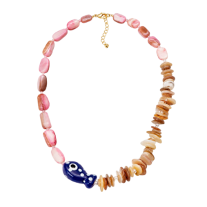 SEA~Chelle Mediterranean Fish Necklace