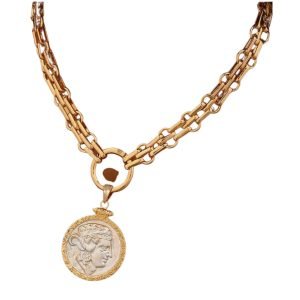 Coin Link Necklace