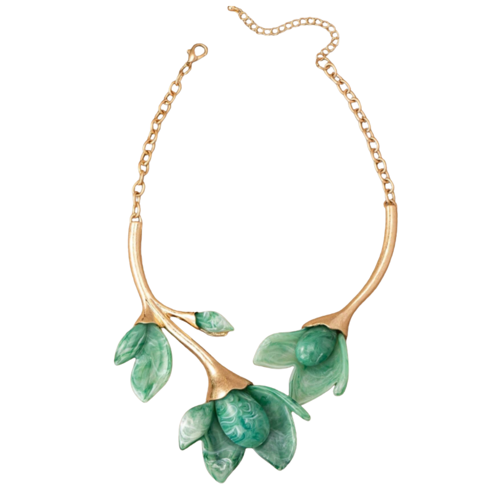 Jade Leaf Necklace