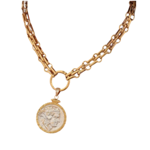 Emberr West Coin Link Necklace