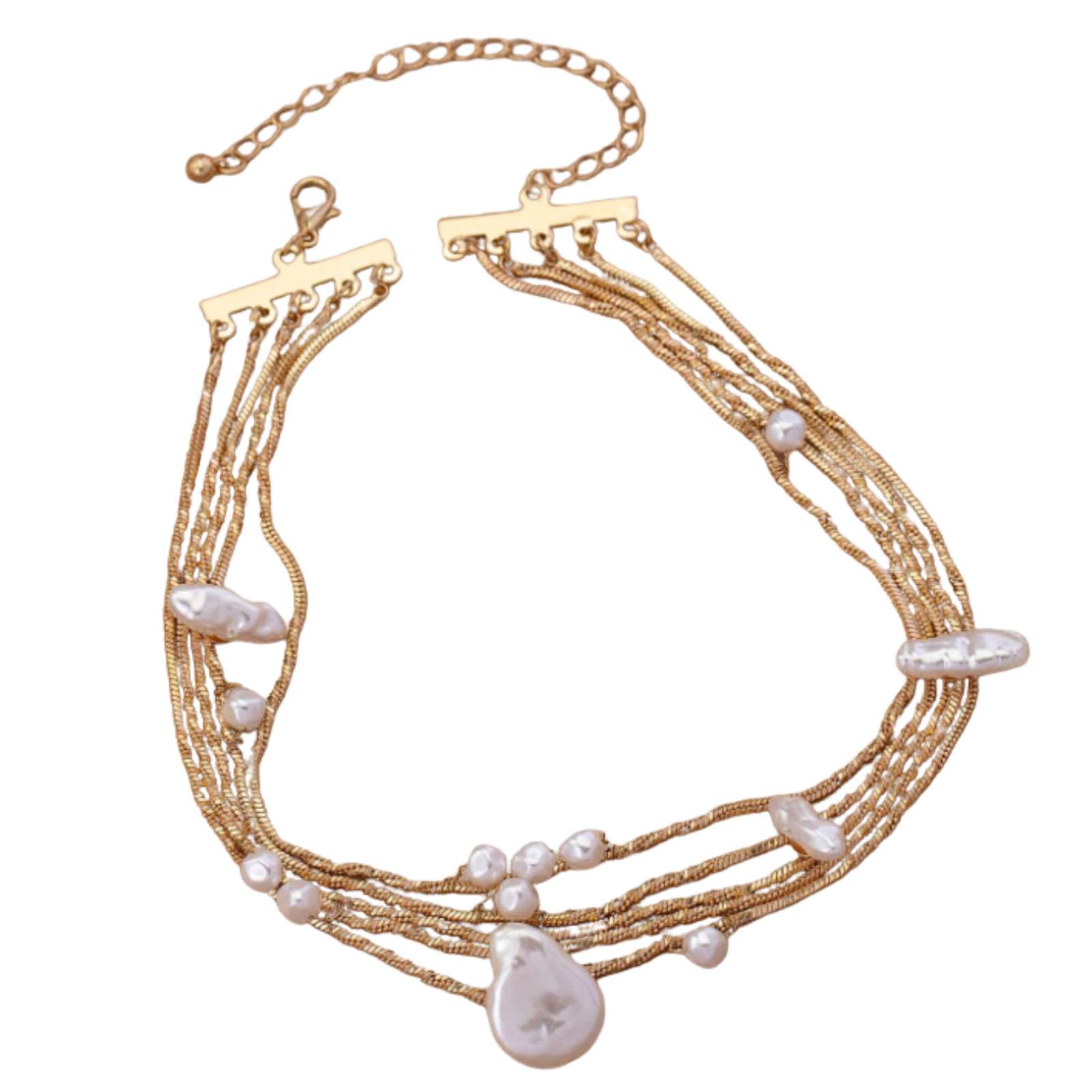 Layered Pearl Choker