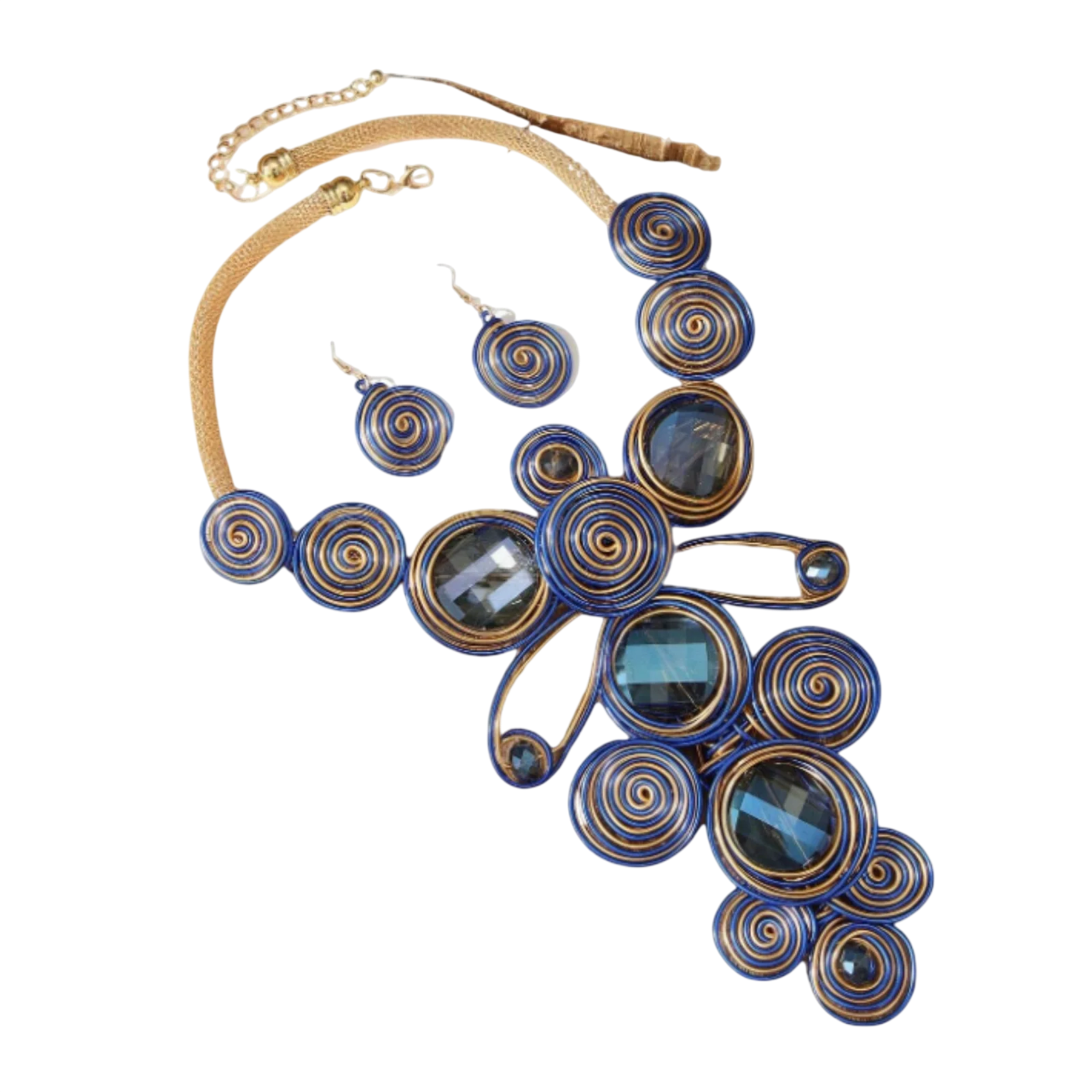 L’OBJECTIF Peacock Blue Necklace