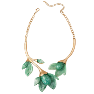 L'OBJECTIF Jade Leaf Necklace