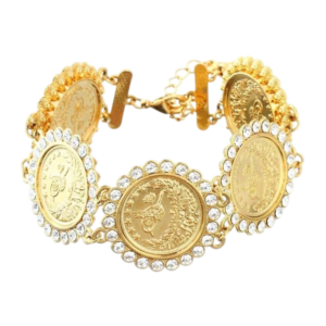 Crystal Coin Bracelet
