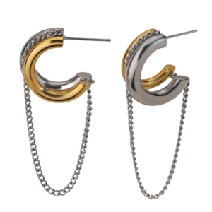 Emberr West Round About Earrings